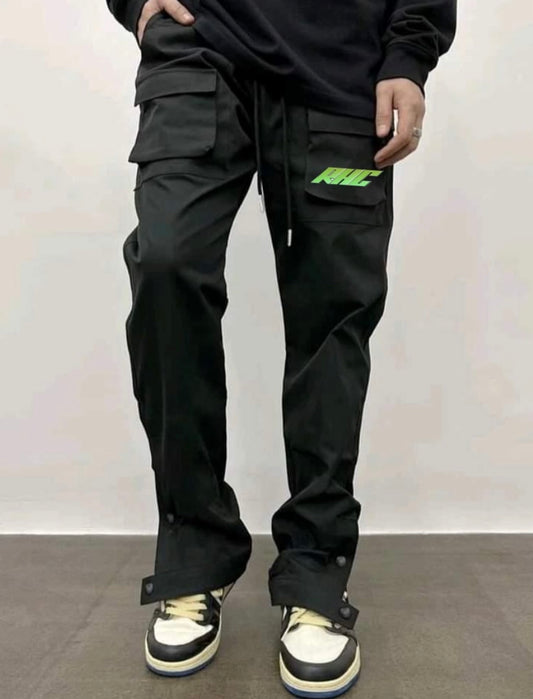 LIME LOGO CARGO PANTS