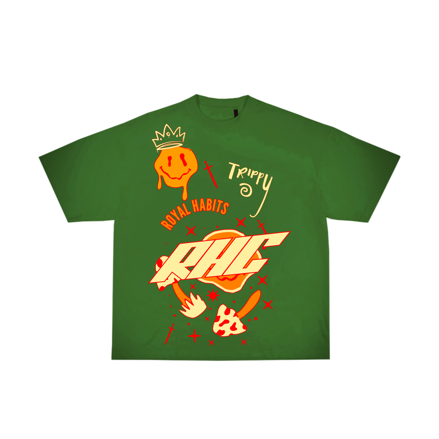 Royal Habits Trippy T-Shirt - Green