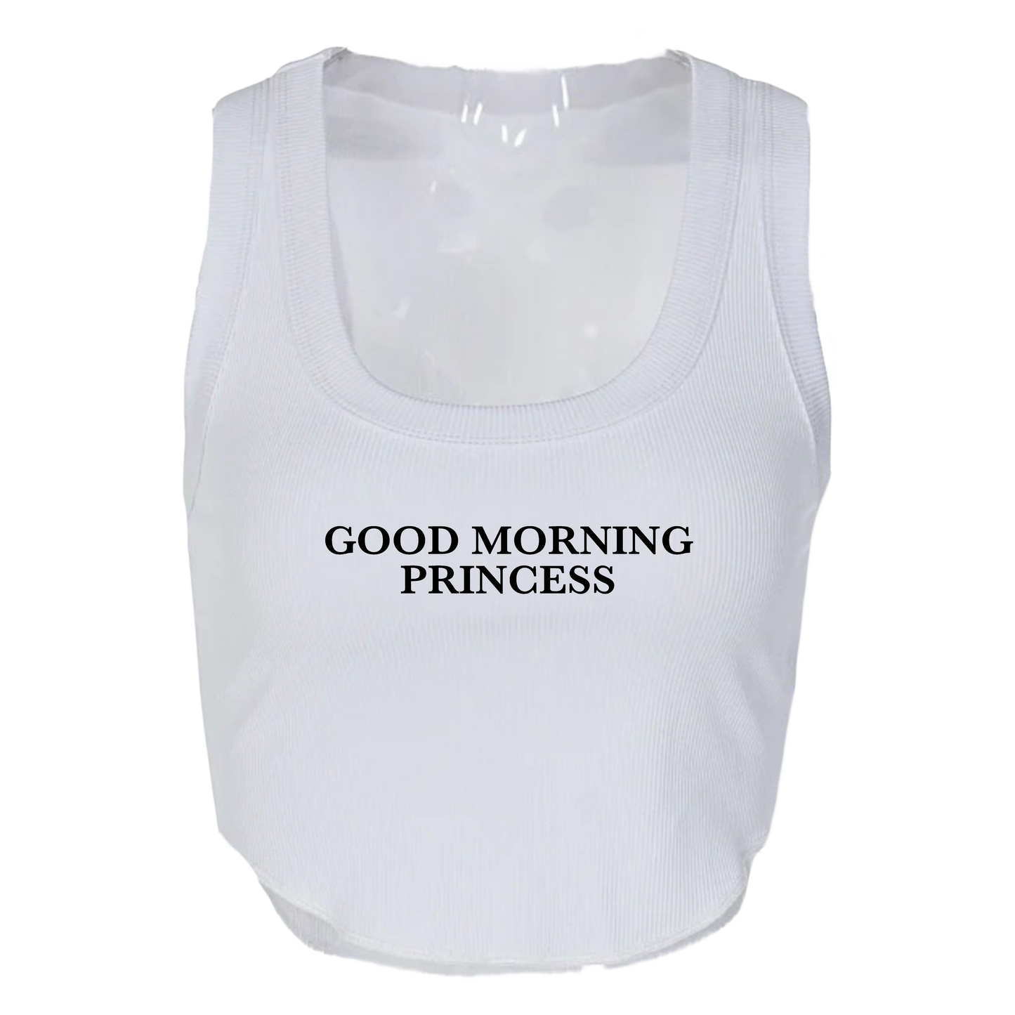 Royal Habits - Good Morning Princess - White Slim Fit Top