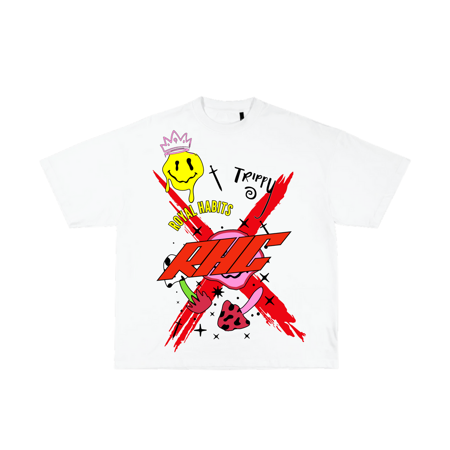 Royal Habits Trippy T-Shirt - White