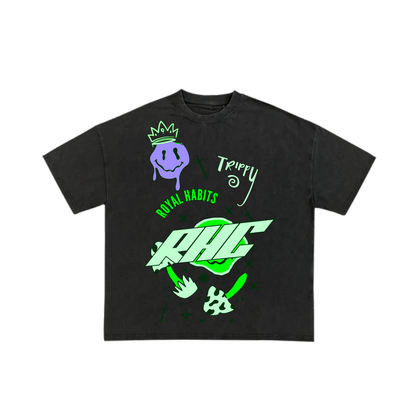 Royal Habits Trippy T-Shirt - Black