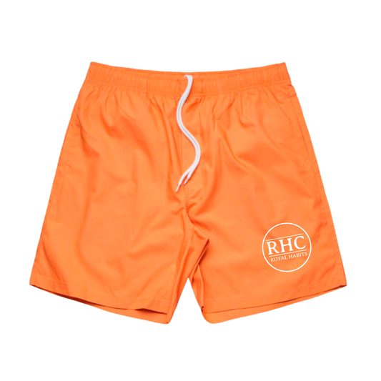 Royal Habits - RHC Logo Shorts - Orange